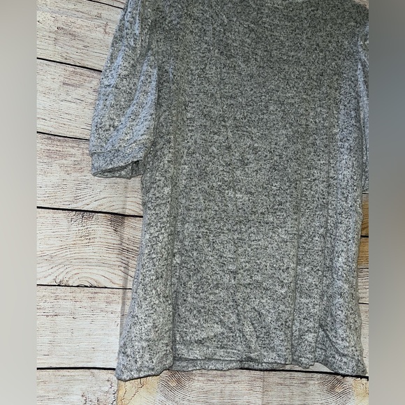 🤎3/$10 A Love Story Heather Gray Blouse Size XL - Picture 7 of 7